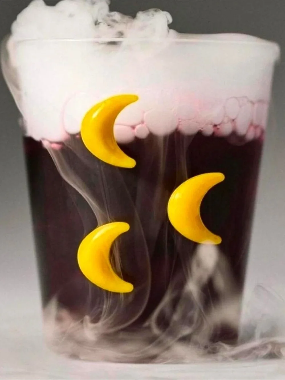 Anthropologie 3D Halloween Icon Juice Glass Moon